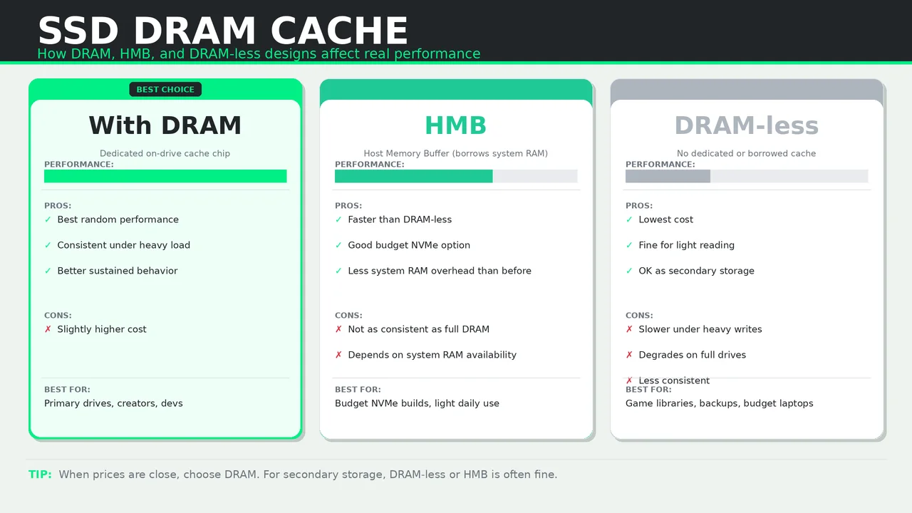 Dram cache infographic