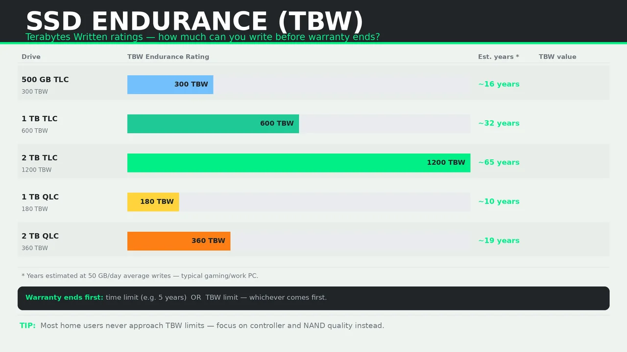 Endurance tbw infographic