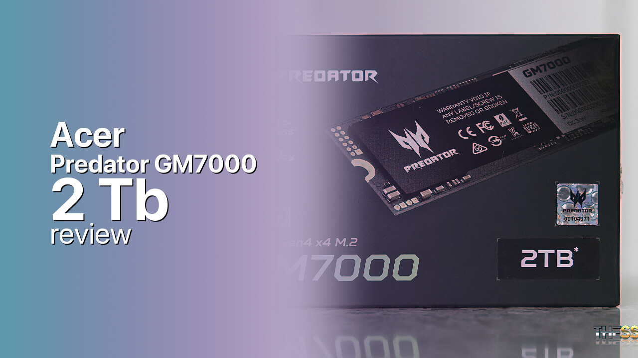 Acer Predator GM7000 2Tb NVMe SSD specs