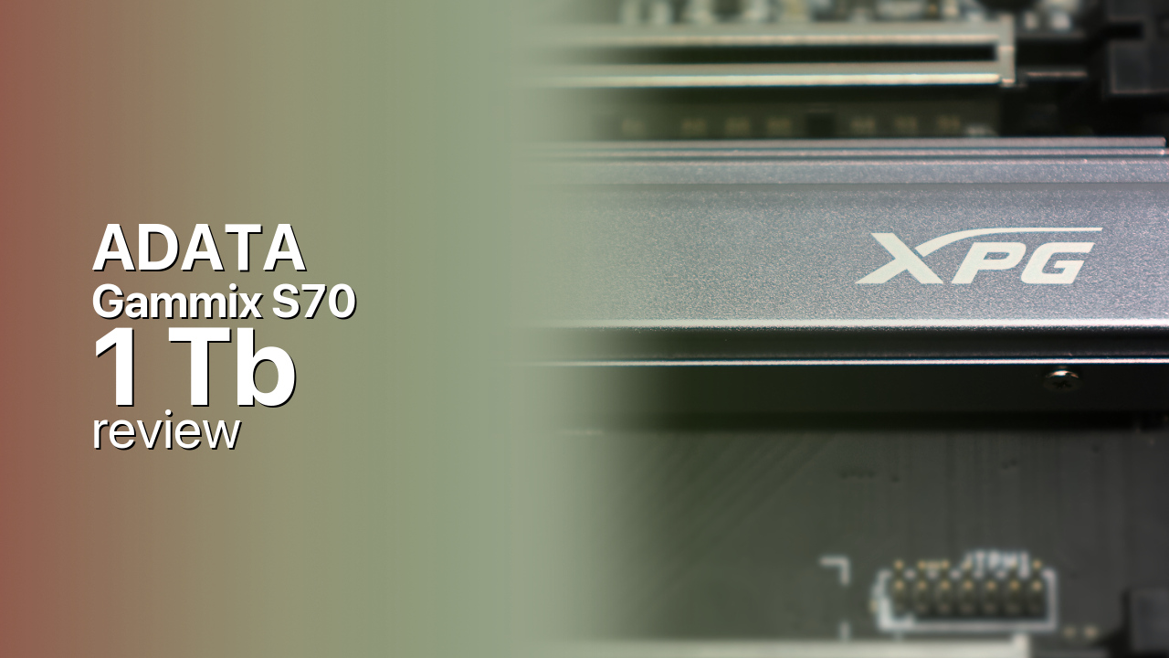 ADATA Gammix S70 1Tb SSD specifications