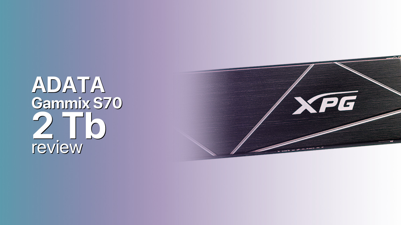 ADATA Gammix S70 2Tb NVMe specifications