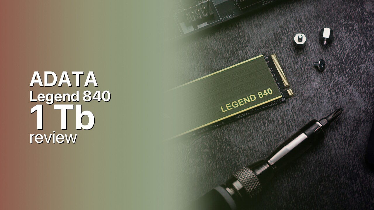 ADATA Legend 840 1Tb NVMe technical specs