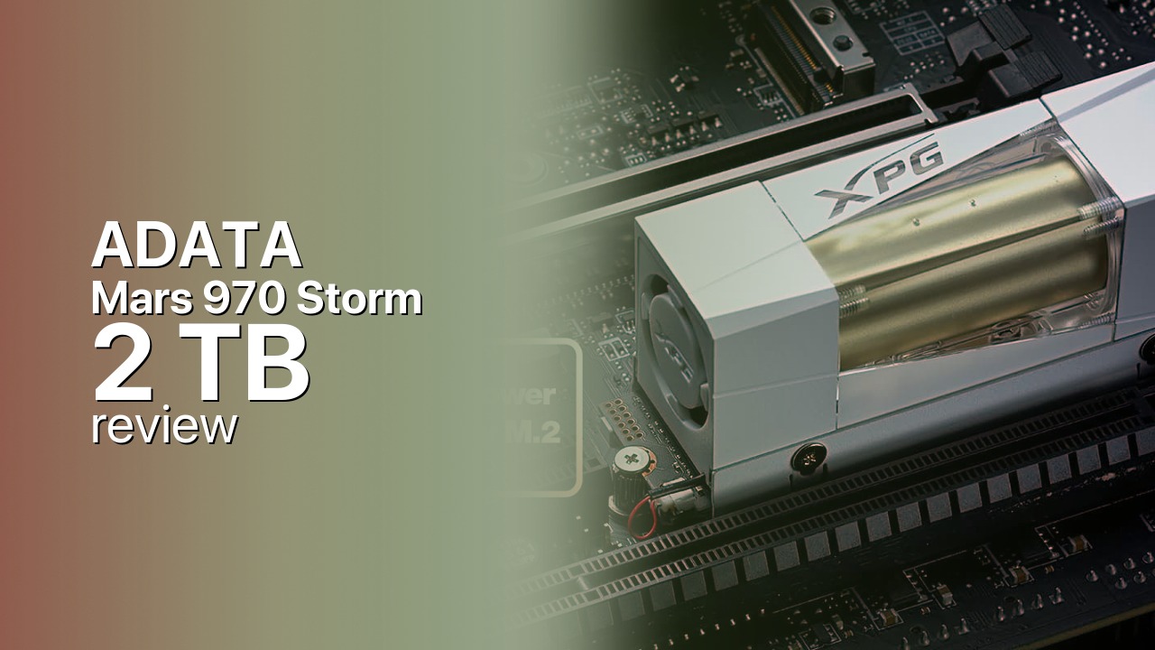 ADATA XPG Mars 970 Storm 2TB — PCIe 5.0 SSD with Liquid Cooling ADATA XPG Mars 970 Storm 2TB — PCIe 5.0 SSD with Liquid Cooling
