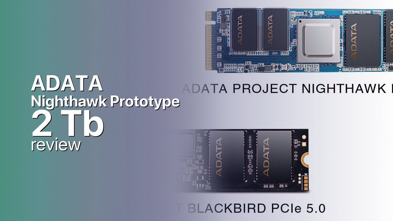 ADATA Nighthawk Prototype 2Tb SSD technical specifications