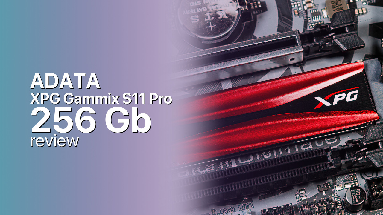 ADATA XPG Gammix S11 Pro 256Gb NVMe SSD tech specs