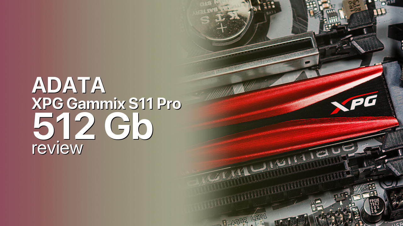 ADATA XPG Gammix S11 Pro 512Gb SSD technical review