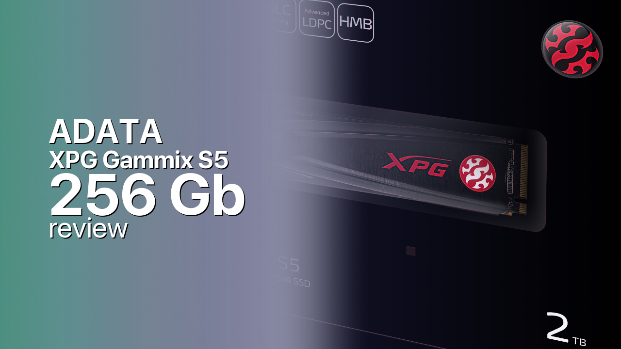 ADATA XPG Gammix S5 256Gb NVMe SSD technical specifications