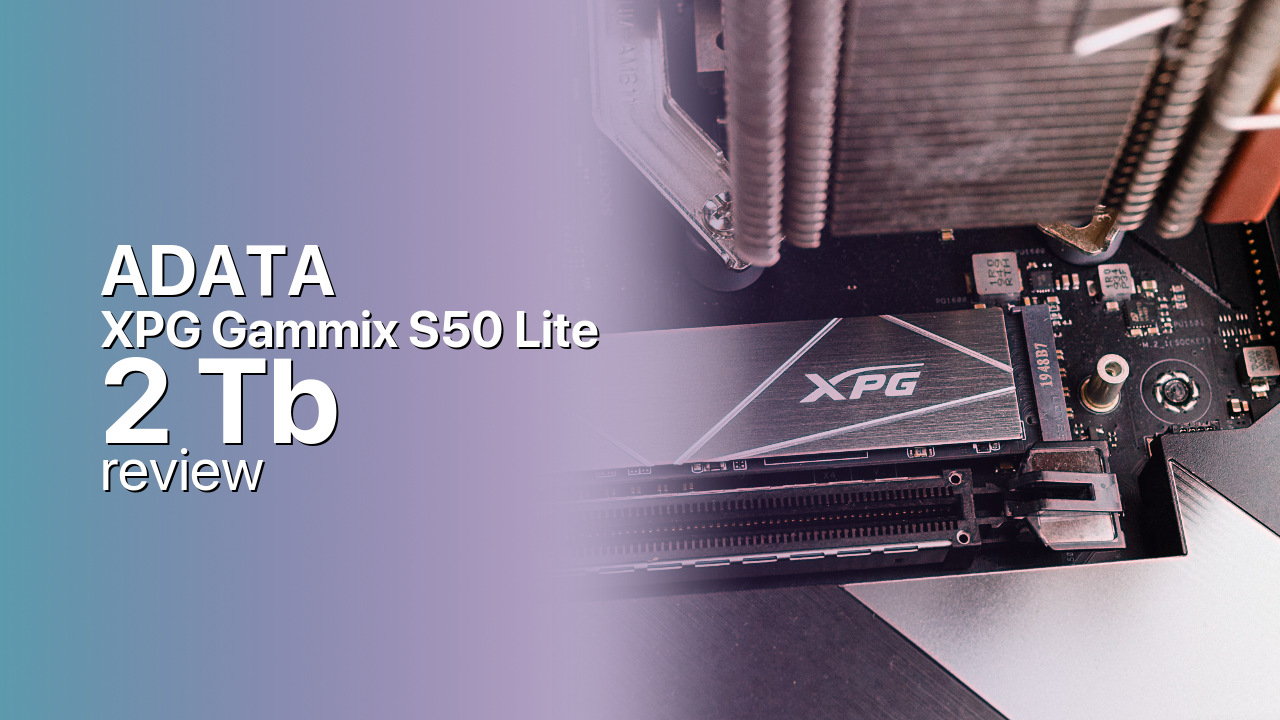 ADATA XPG Gammix S50 Lite 2Tb SSD tech review