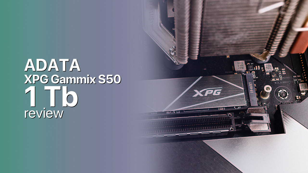 ADATA XPG Gammix S50 1Tb SSD detailed review