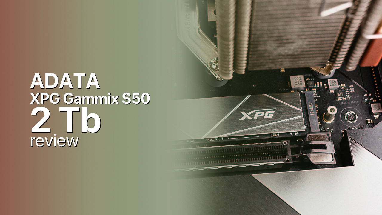 ADATA XPG Gammix S50 2Tb NVMe detailed specifications