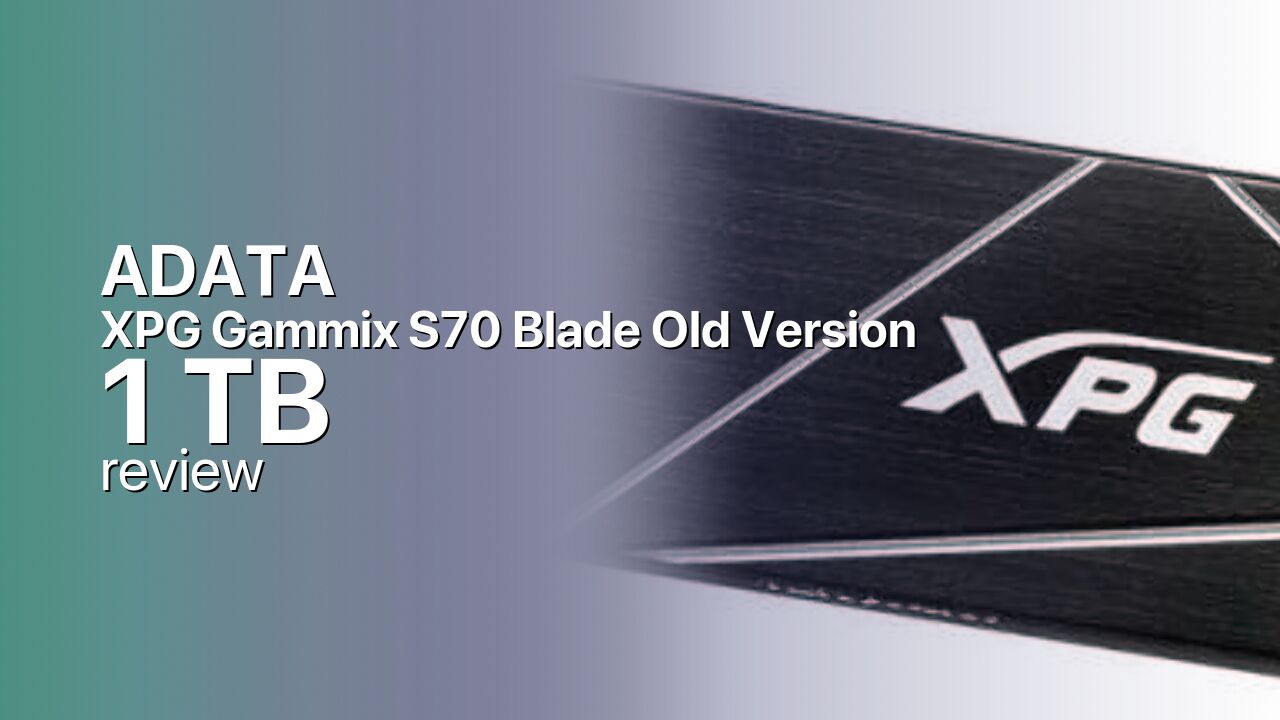 ADATA XPG Gammix S70 Blade 1 TB (Original Version): An IG5236 PCIe 4.0 SSD ADATA XPG Gammix S70 Blade 1 TB (Original Version): An IG5236 PCIe 4.0 SSD
