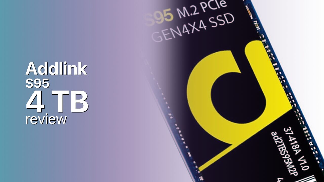 Addlink S95 4 TB SSD Review — A Phison E18 Flagship with Max Capacity