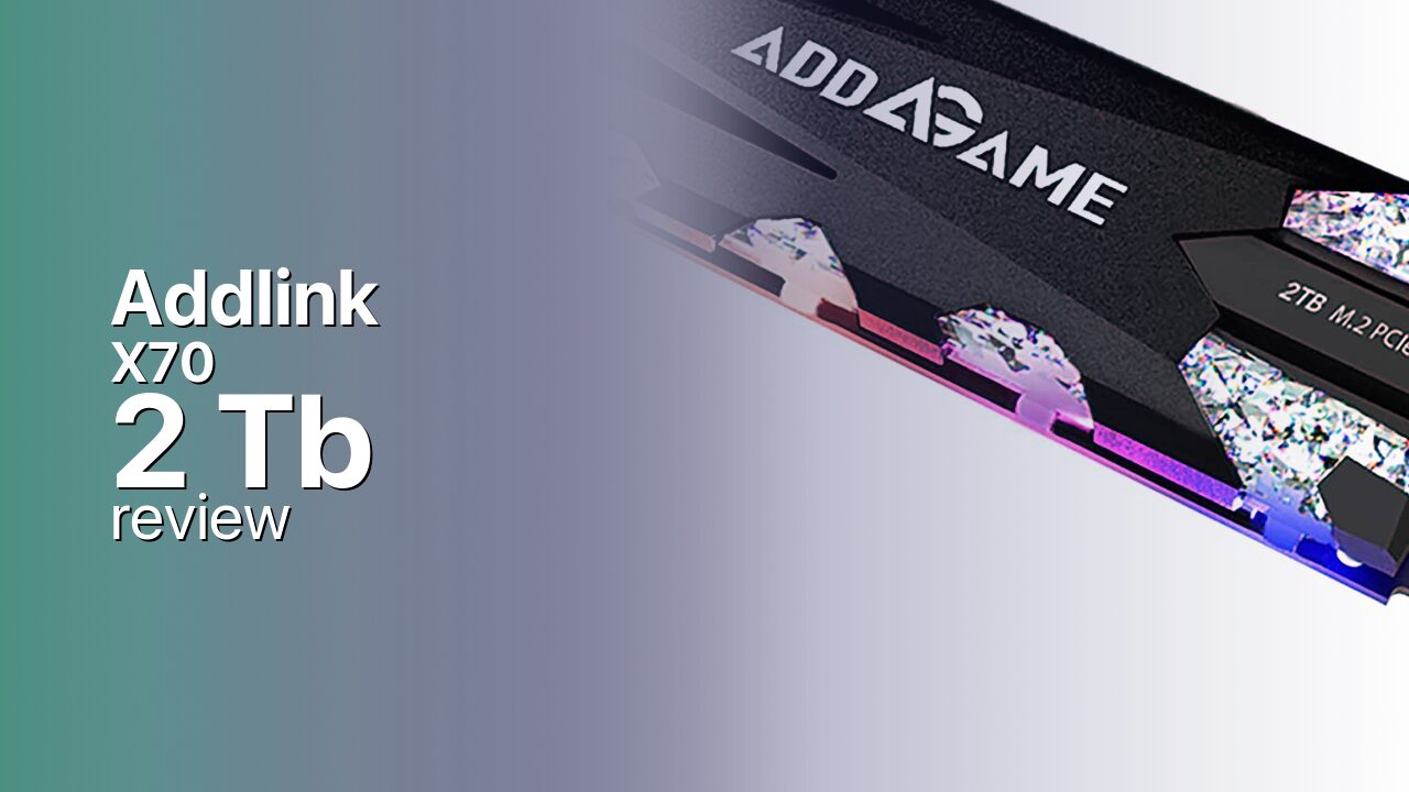 Addlink X70 2Tb NVMe technical specifications