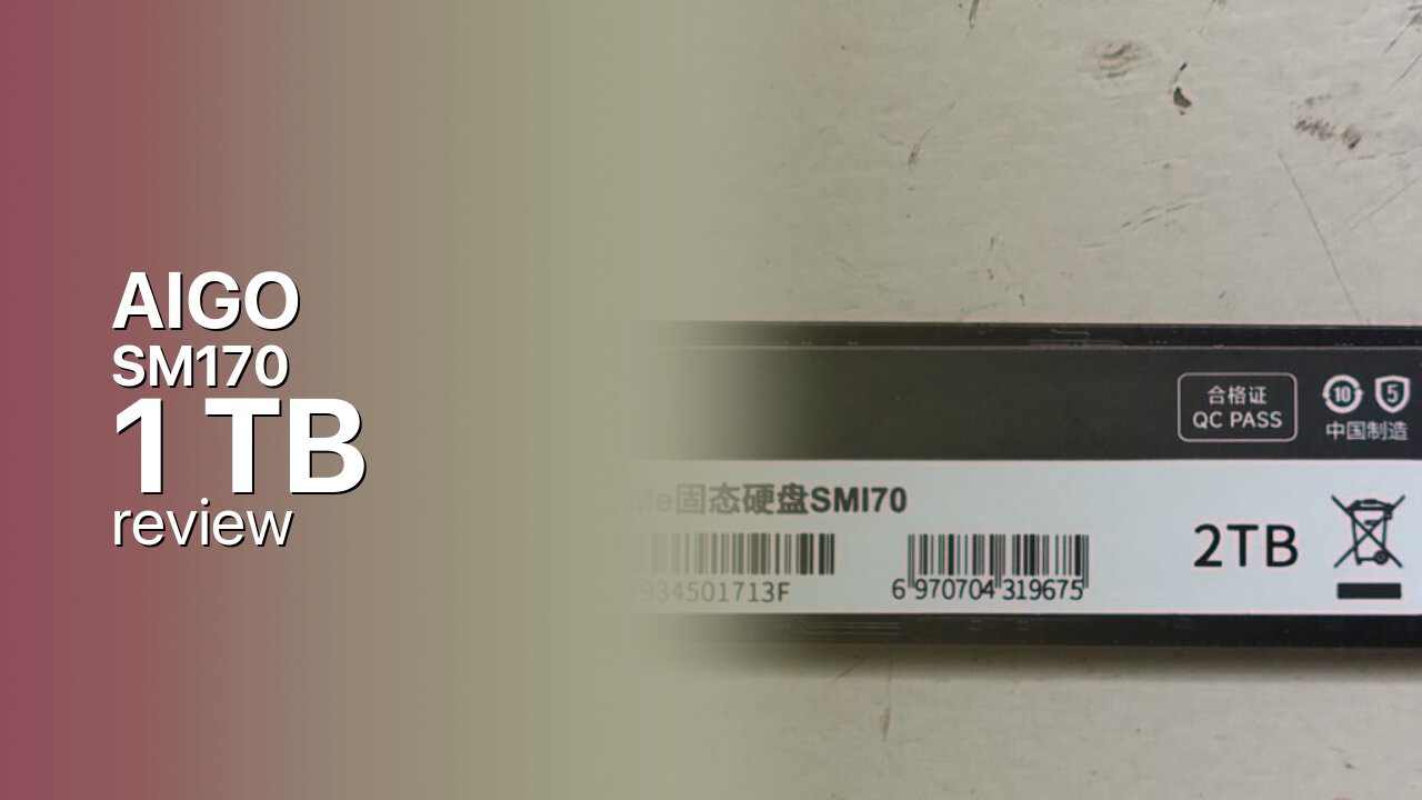 AIGO SM170 1 TB: A 7,400 MB/s DRAM-less Contender on the SM2268XT AIGO SM170 1 TB: A 7,400 MB/s DRAM-less Contender on the SM2268XT