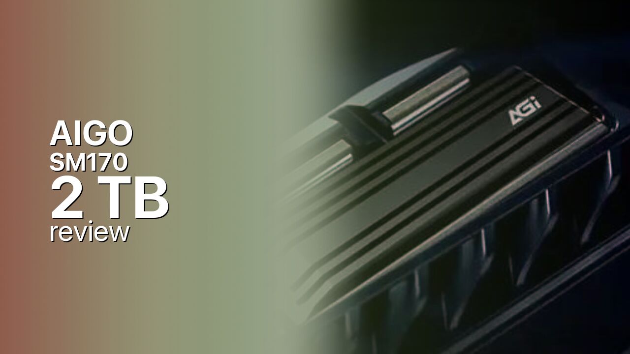 AIGO SM170 2 TB: The Reviewed Capacity of AIGO's SM2268XT Drive