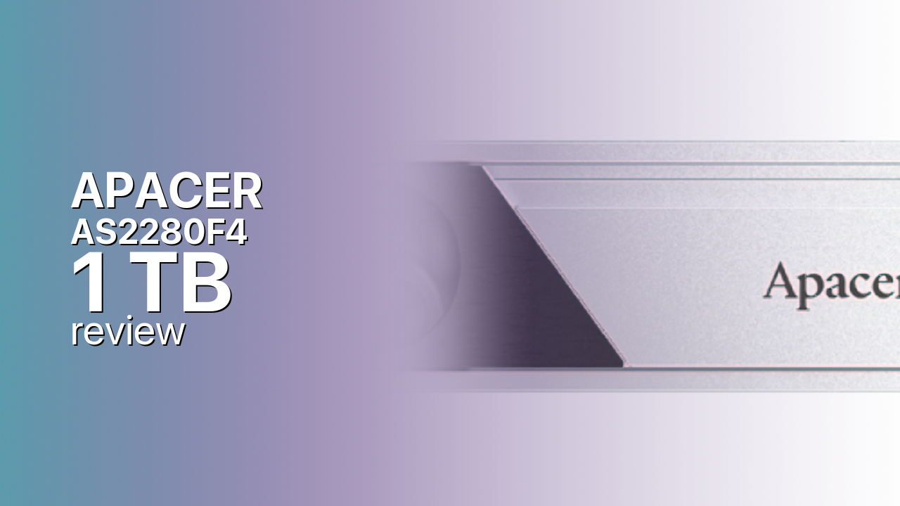 Apacer AS2280F4 1 TB: PCIe 5.0 NVMe with active cooling Apacer AS2280F4 1 TB: PCIe 5.0 NVMe with active cooling