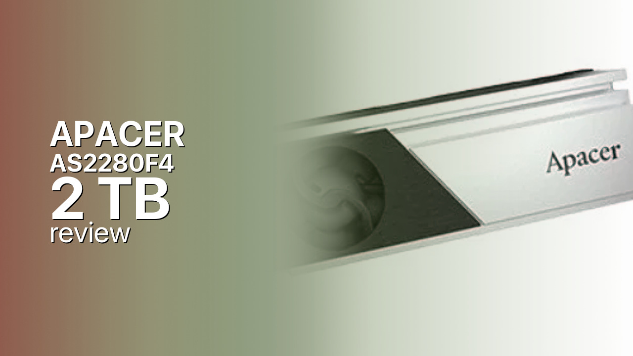 Apacer AS2280F4 2 TB: full-speed Gen5 NVMe with active cooling Apacer AS2280F4 2 TB: full-speed Gen5 NVMe with active cooling
