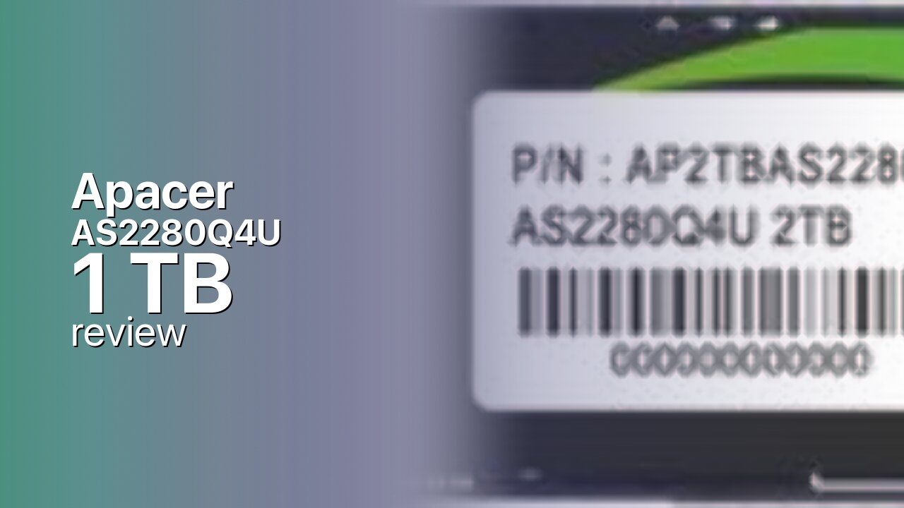 Apacer AS2280Q4U 1 TB: The Sweet Spot of the E18 Line