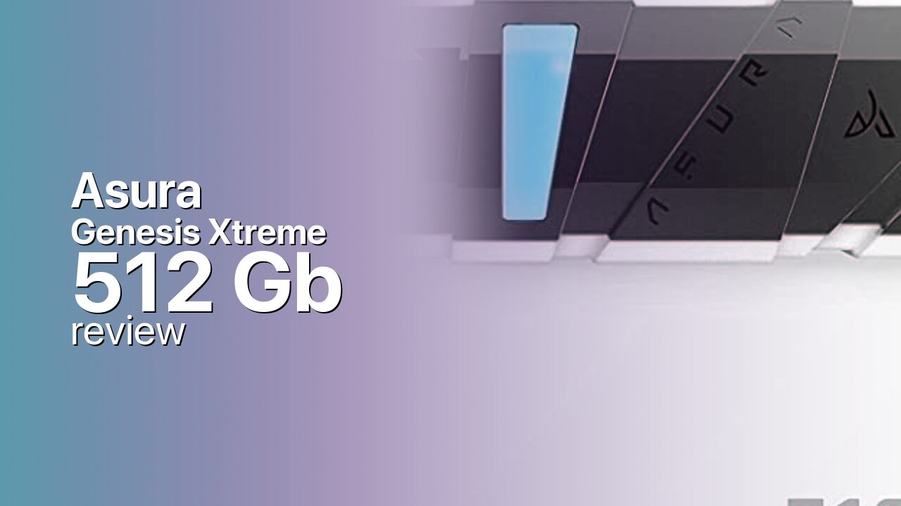 Asura Genesis Xtreme 512Gb SSD technical specifications