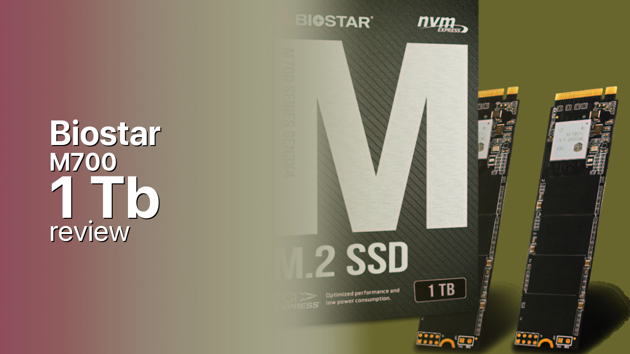 Biostar M700 1Tb NVMe tech specs