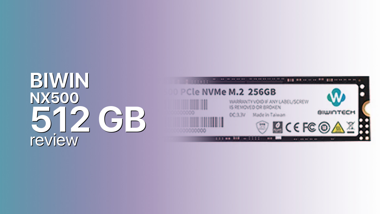 BIWIN NX500 512GB Review — A Bare-Bones Gen3 Boot Drive BIWIN NX500 512GB Review — A Bare-Bones Gen3 Boot Drive