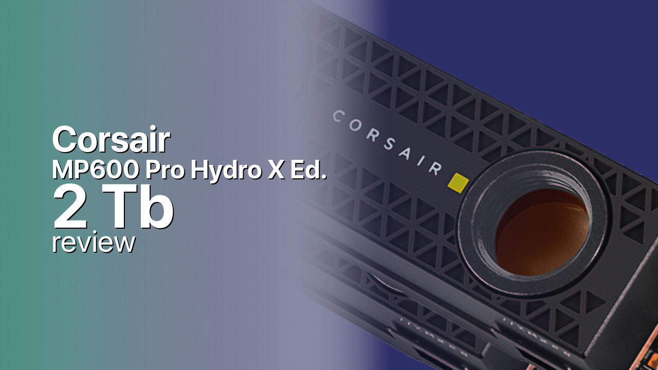 Corsair MP600 Pro Hydro X Ed. 2Tb SSD specs