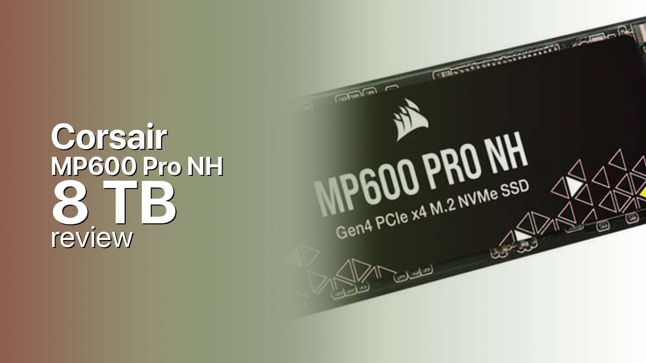 Corsair MP600 Pro NH 8TB NVMe specs