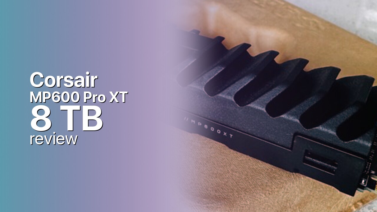 Corsair MP600 Pro XT 8TB: Flagship Bulk Storage
