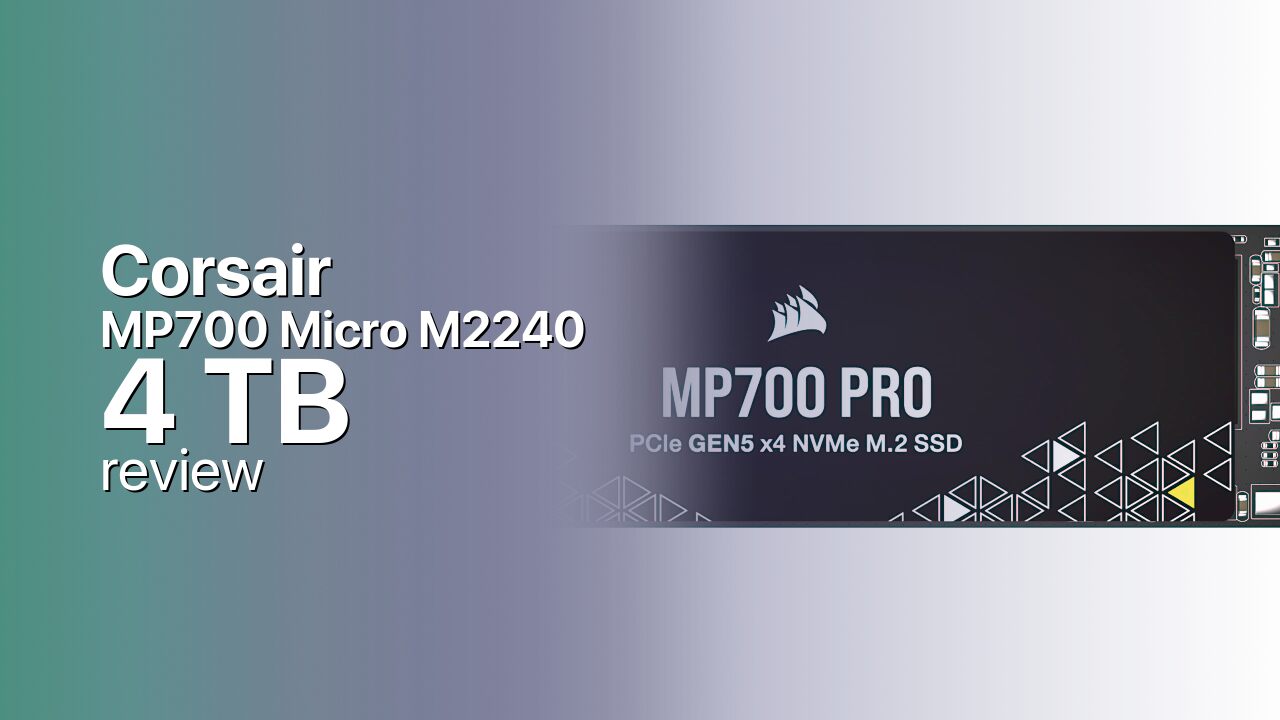 The Highest-Capacity PCIe 5.0 Drive Built for the M.2 2242 Slot The Highest-Capacity PCIe 5.0 Drive Built for the M.2 2242 Slot