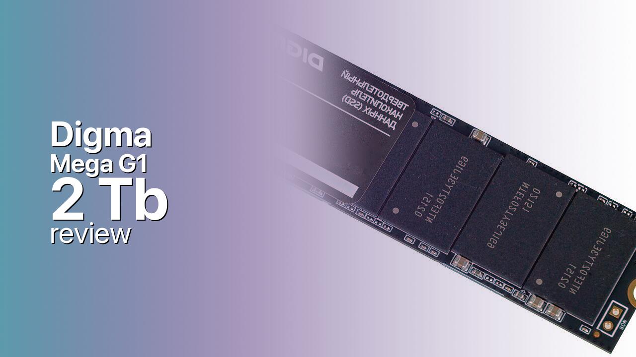 Digma Mega G1 2Tb SSD technical specs