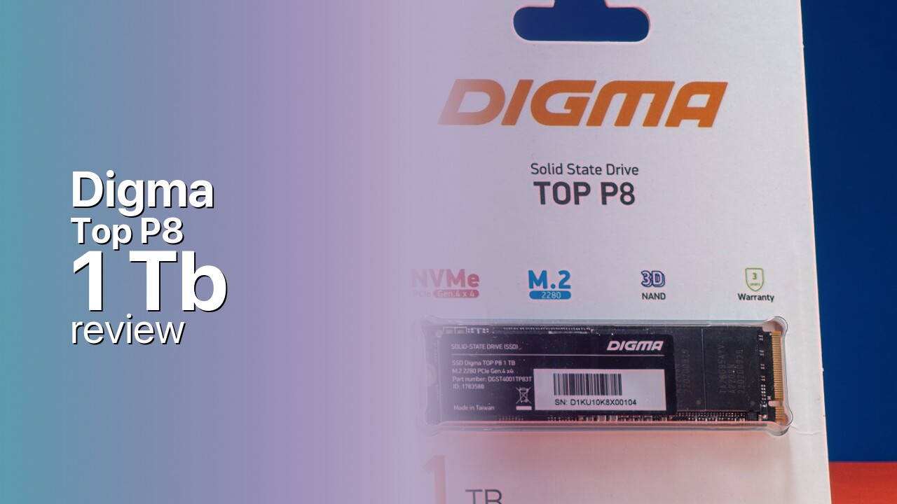 Digma Top P8 1Tb SSD review