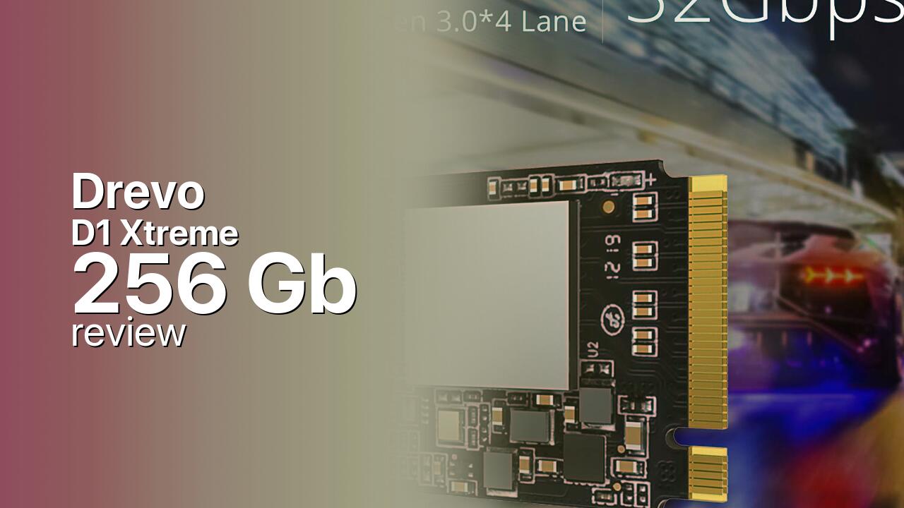 Drevo D1 Xtreme 256Gb NVMe SSD detailed specs