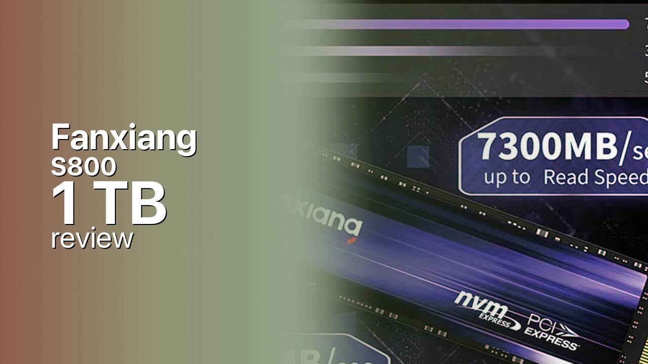 Fanxiang S800 1TB: budget PCIe 4.0 storage Fanxiang S800 1TB: budget PCIe 4.0 storage
