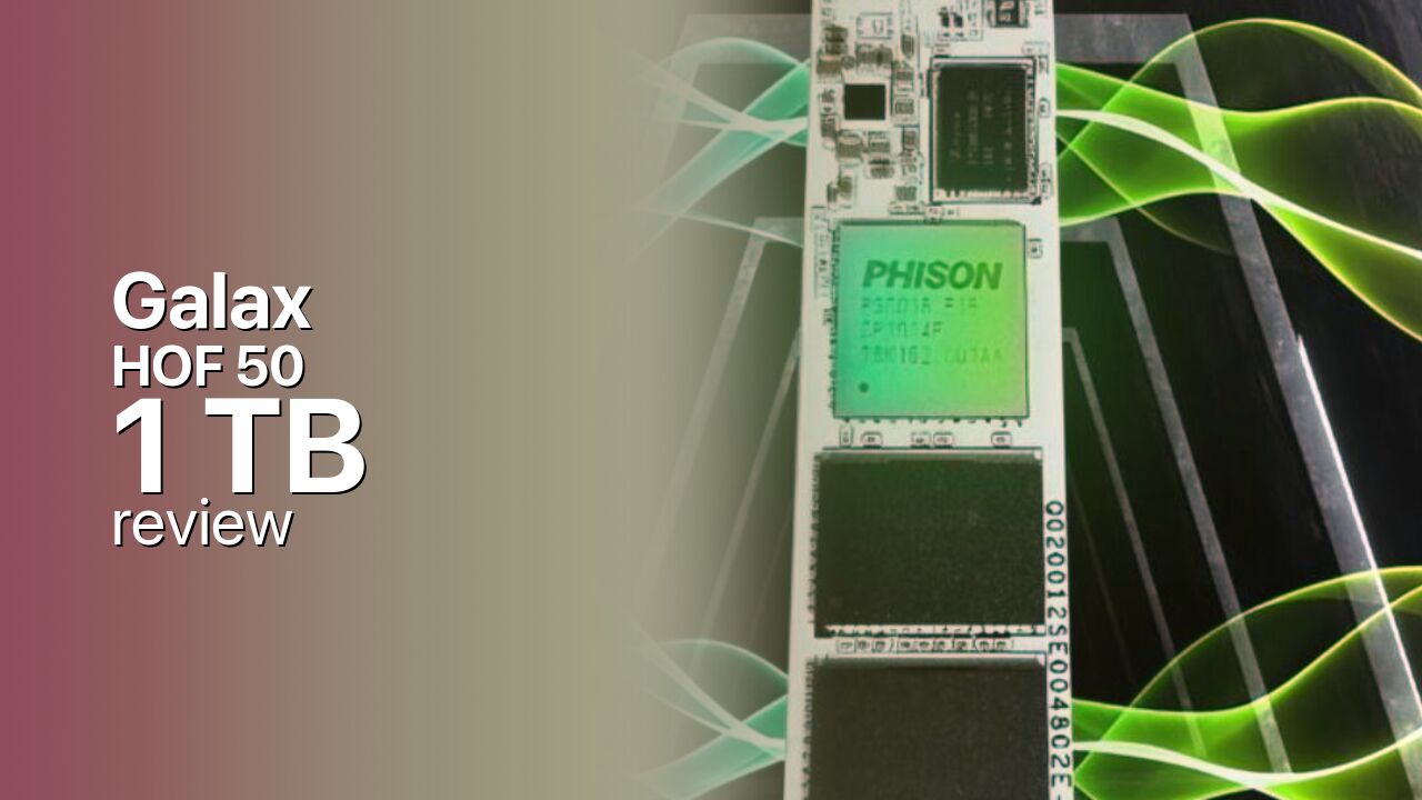 Galax HOF 50 1TB NVMe tech specifications Galax HOF 50 1TB NVMe tech specifications