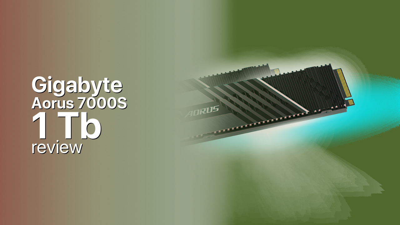 Gigabyte Aorus 7000S 1Tb NVMe SSD review