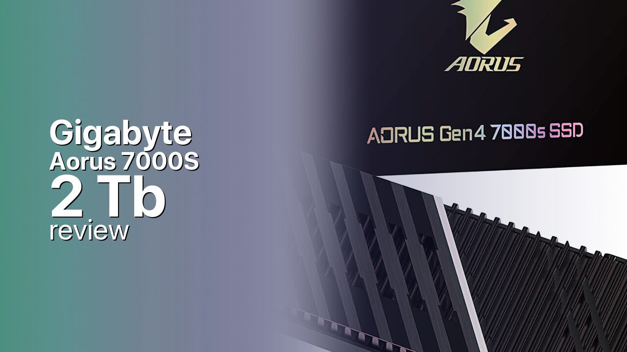 Gigabyte Aorus 7000S 2Tb NVMe SSD detailed review