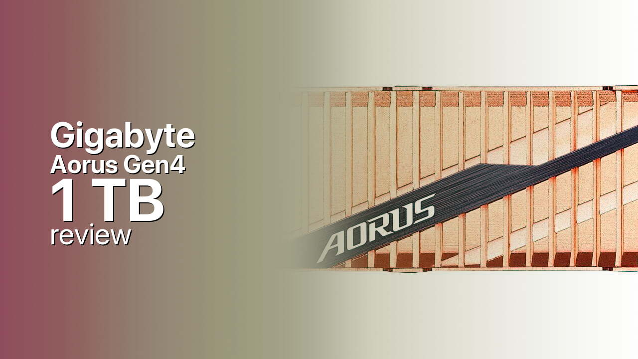 Gigabyte Aorus Gen4 1TB Review — The PCIe 4.0 Original, Still Standing Gigabyte Aorus Gen4 1TB Review — The PCIe 4.0 Original, Still Standing