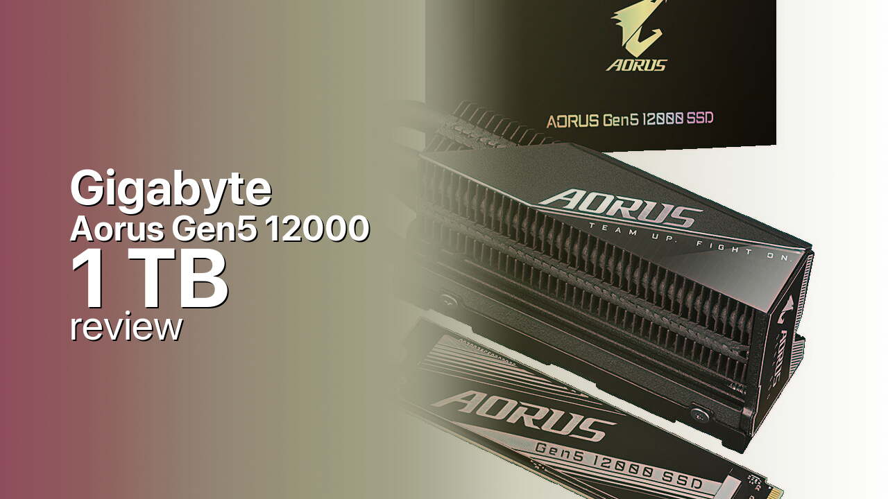 Gigabyte Aorus Gen5 12000 1TB NVMe SSD tech review Gigabyte Aorus Gen5 12000 1TB NVMe SSD tech review