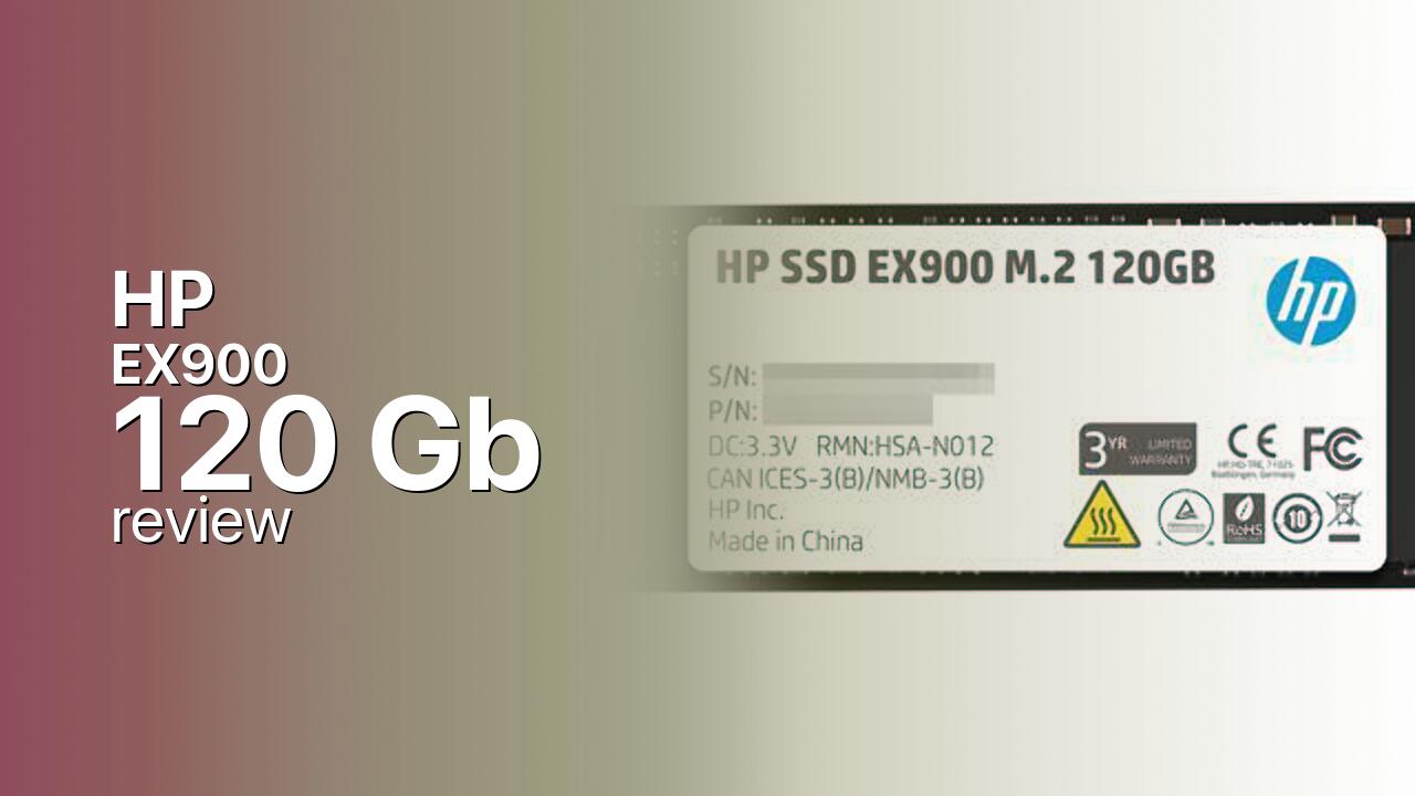 HP EX900 120Gb SSD tech specs