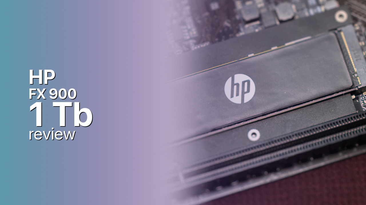 HP FX 900 1Tb NVMe detailed specifications