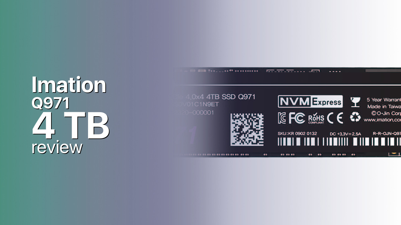Imation Q971 4TB NVMe SSD technical review Imation Q971 4TB NVMe SSD technical review