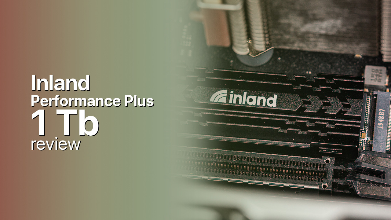 Inland Performance Plus 1Tb NVMe SSD tech specifications