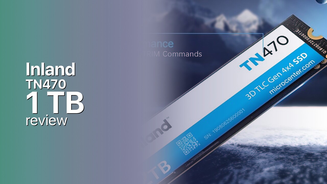 Inland TN470 1TB SSD review Inland TN470 1TB SSD review