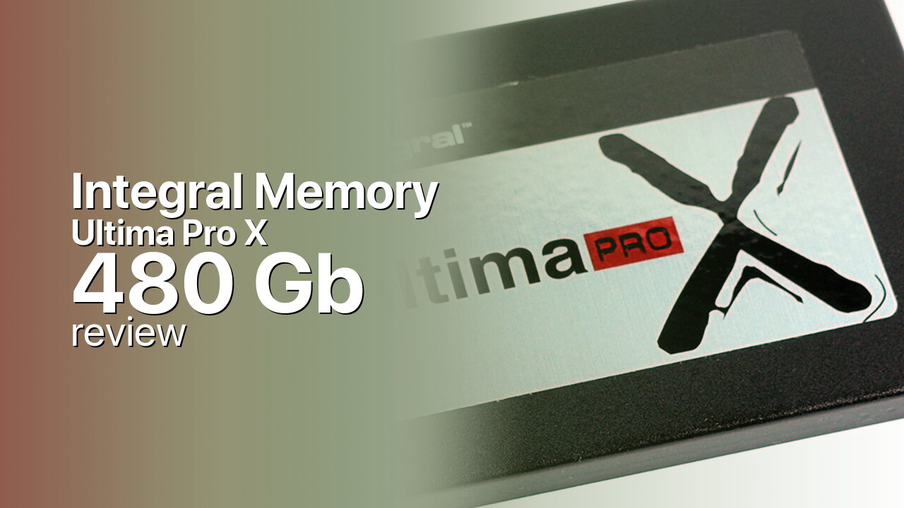 Integral Memory Ultima Pro X 480Gb SSD specifications