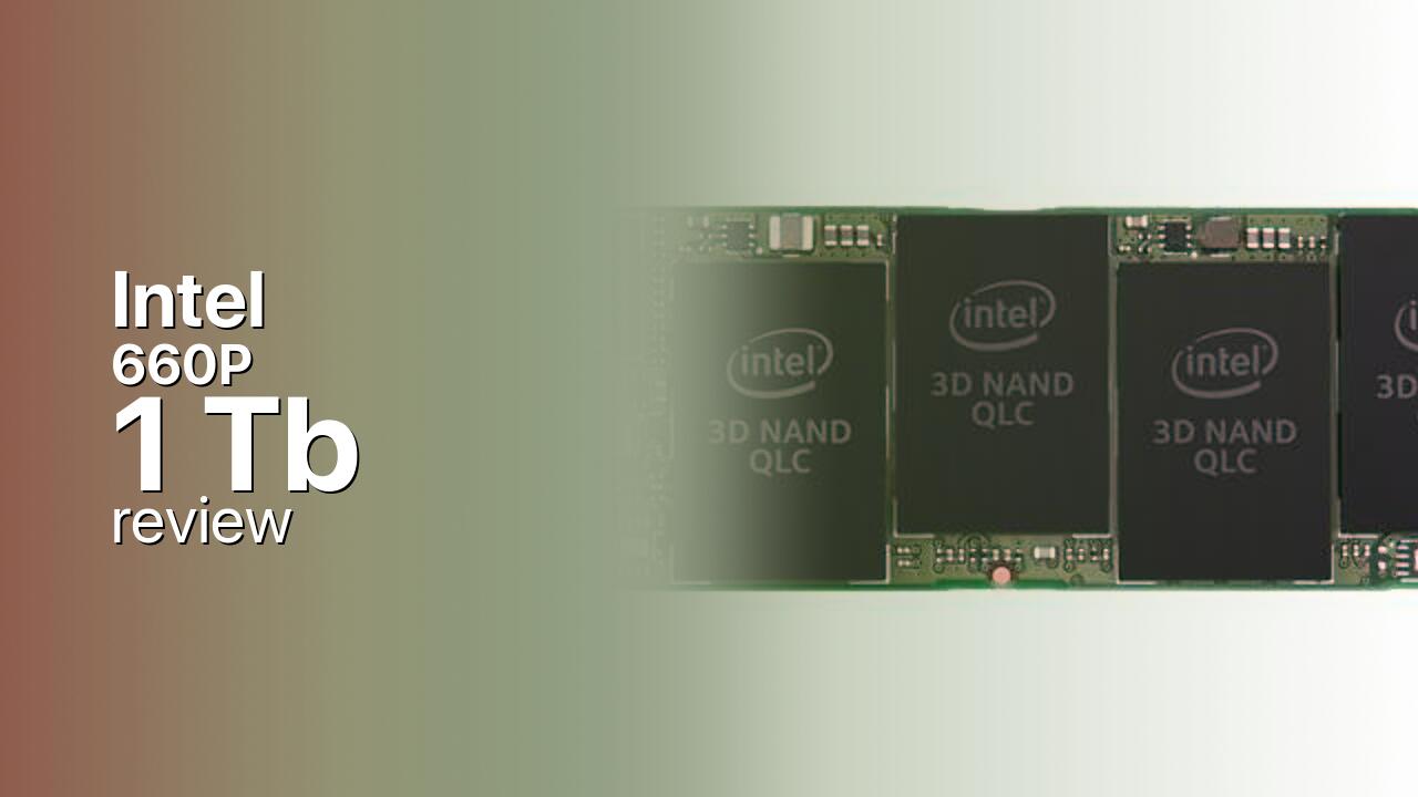 Intel 660P 1Tb NVMe SSD detailed specifications