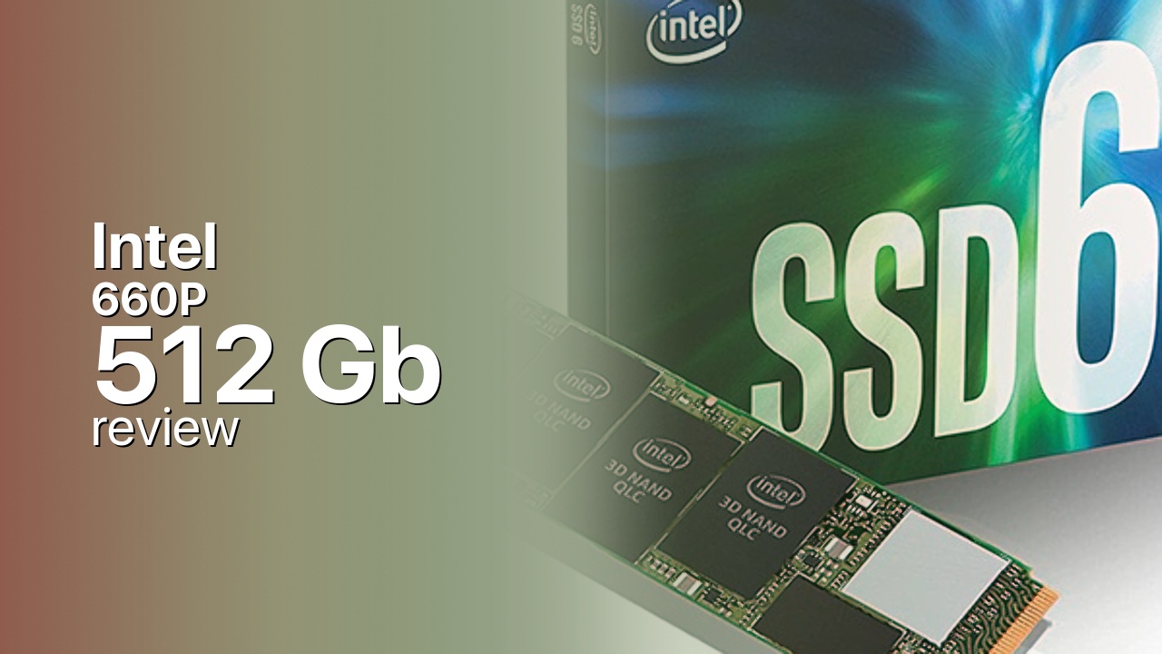 Intel 660P 512Gb NVMe technical specs
