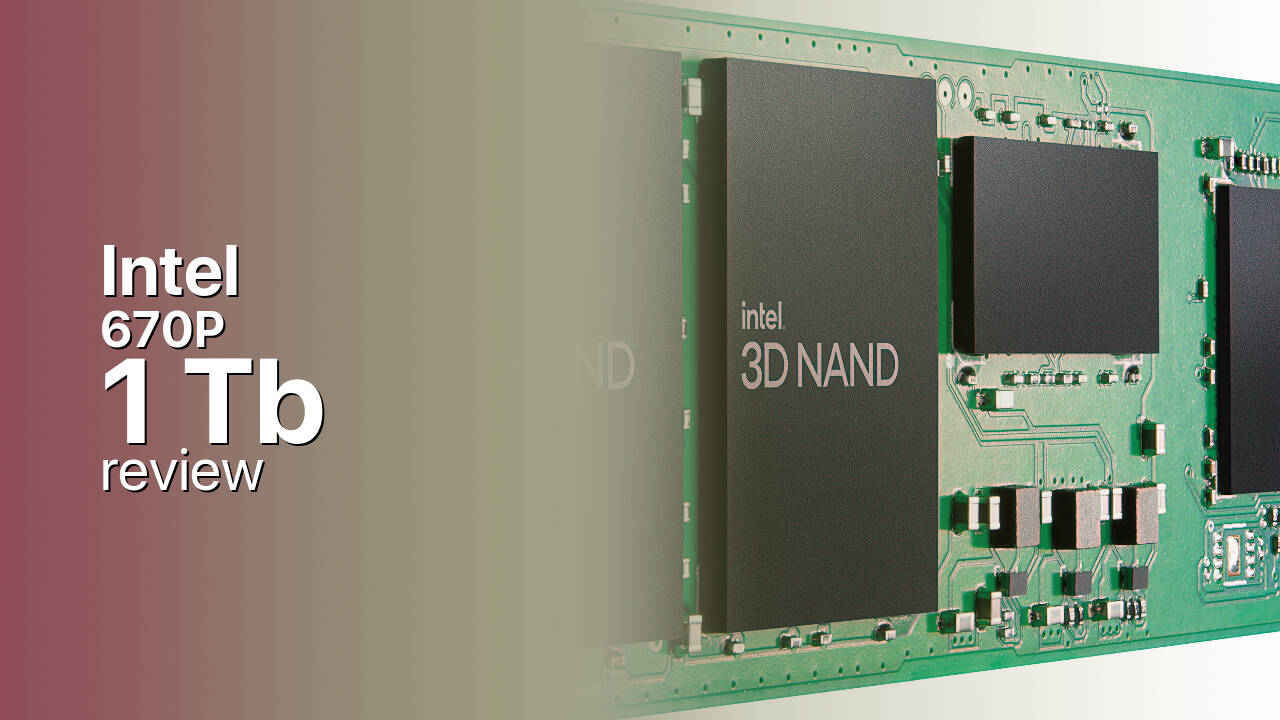Intel 670P 1Tb NVMe SSD tech specifications
