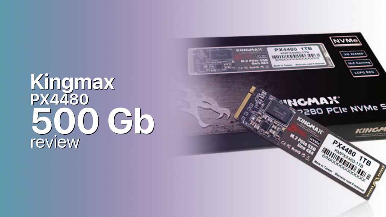 Kingmax PX4480 500Gb NVMe specifications