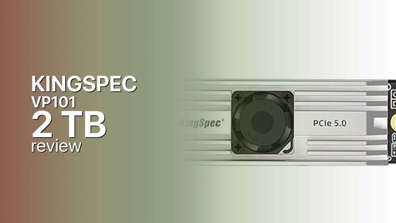 KingSpec VP101 2TB Review — Gen5 Speed With Cooling Included KingSpec VP101 2TB Review — Gen5 Speed With Cooling Included