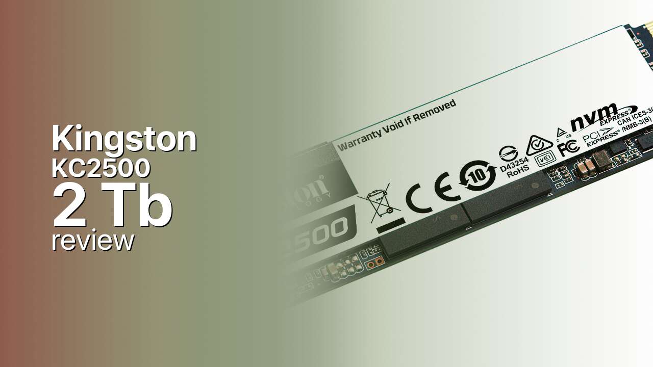 Kingston KC2500 2Tb SSD review